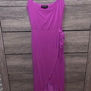 Magenta Wrap Dress